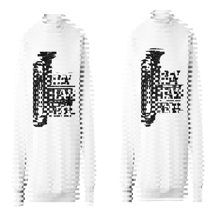 I Play Heavy Metal Regalo Orquesta Tuba Instrumento Musical Camisa de entrenamiento