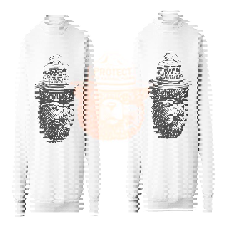 Protect Our Parks Bear Graphic National Park Sweatshirt