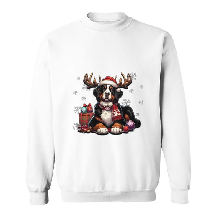 Rentier War Ausverkauft Berner Sennen Lustiges Weihnachts Sweatshirt