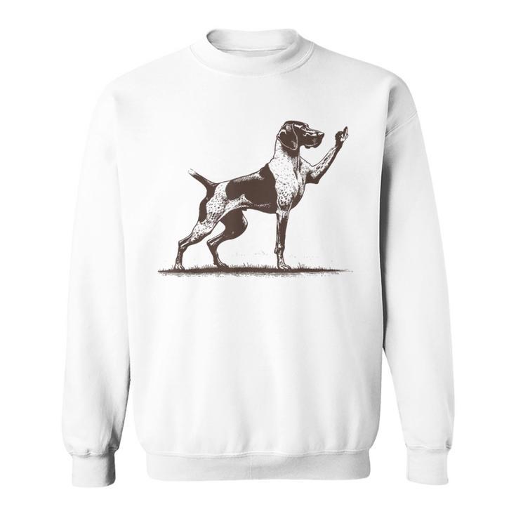 Rude Pointer Dog German Shorthair Dog Sweatshirt
