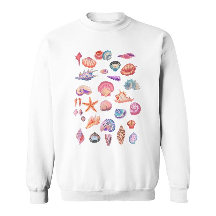 Shell Collector Seashell Beach Shelter Shell Shell Shell Sweatshirt