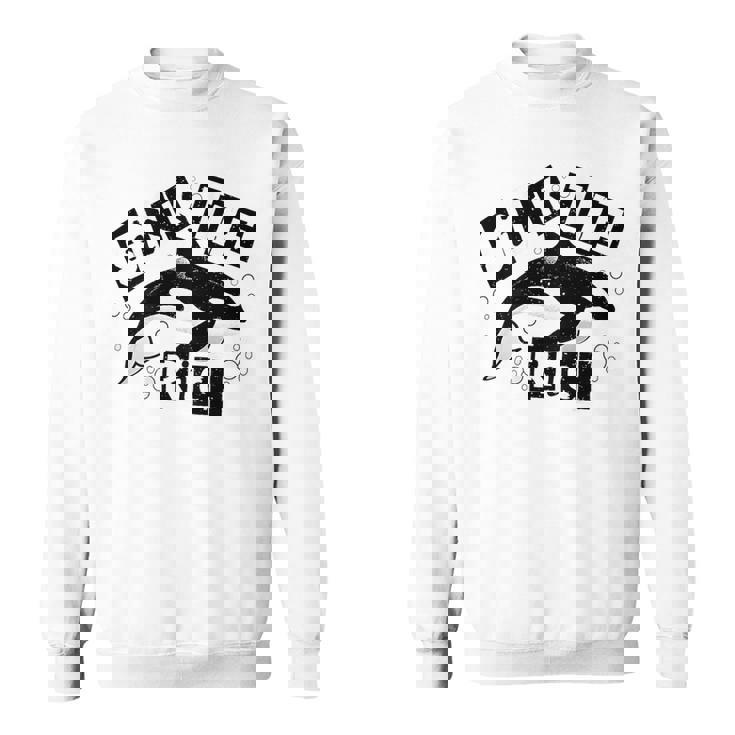 Sink The Rich Gladys Orca Revolutionary Orca Whale Atrás Camisa de entrenamiento