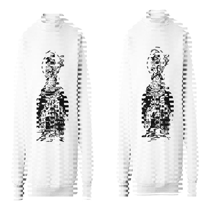 St Patrick Saint Patty Clover Catholic Snake Sweatshirt