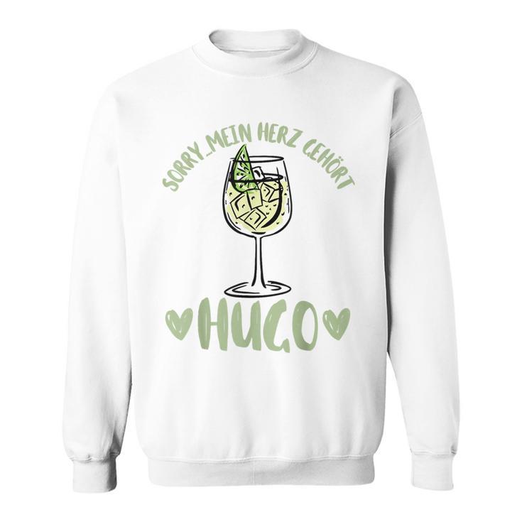 Summer Mein Herz Gehört Hugo Spritz Sekt Elderblüte Wein Gray Sweatshirt