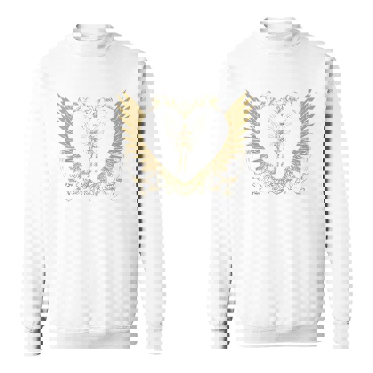 Y2k Fairy Grunge Aesthetic Winged Skeleton Y2k Fairycore Camisa de entrenamiento