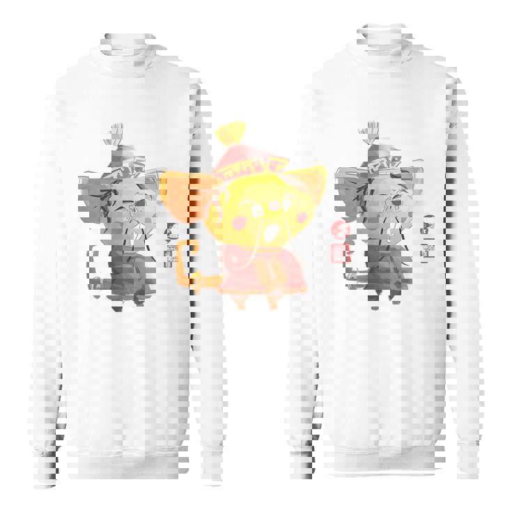 Year Of The Rat Chinese Zodiac Animal Horoscope Red Seal Premium Sweatshirt