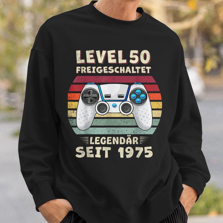 1975 Geburtstag Mann 50 Jahre Deko Lustig 50Er Geburtstag Sweatshirt Geschenke für Ihn