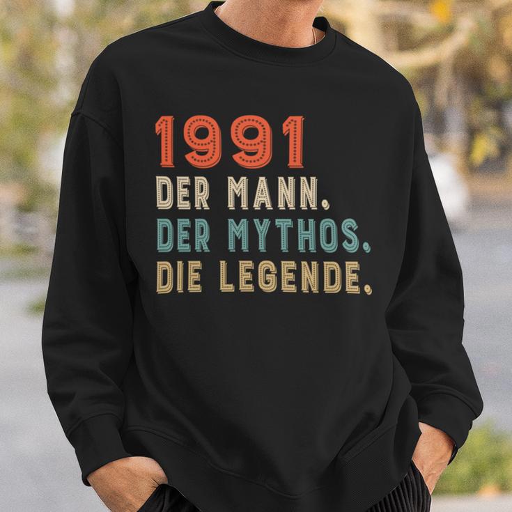 1991 Der Mann Der Mythos Die Legende Sweatshirt Geschenke für Ihn