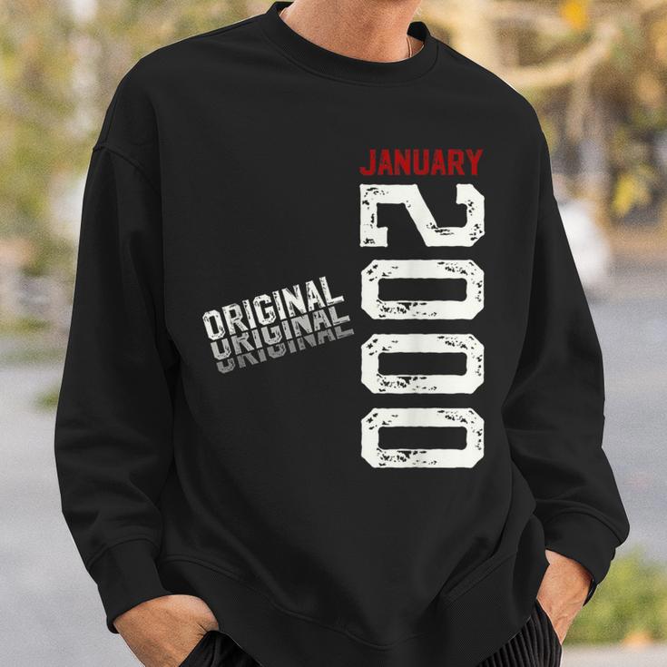 25Th Birthday Man Januaryintage 2000 Sweatshirt Geschenke für Ihn