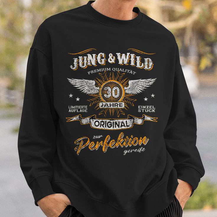 30 Years Jung & Wild To Perfection Matured 30Th Birthday Sweatshirt Geschenke für Ihn