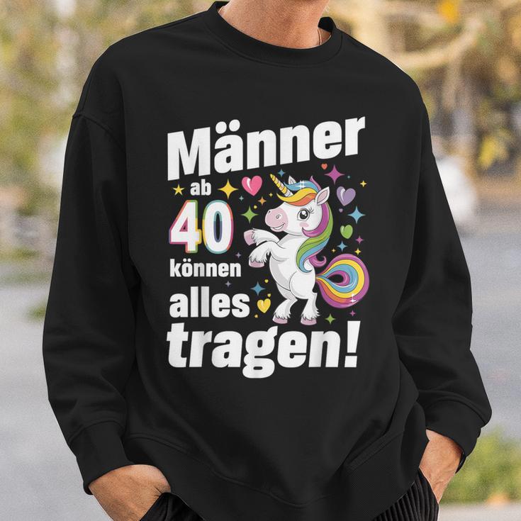 40 Geburtstag Mann Männer Ab 40 Sprüche 40 Geb Deko Sweatshirt Geschenke für Ihn