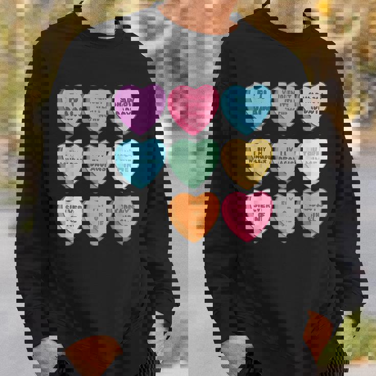 4Th Wing Candy Heart Xaden Riorson Valentines Hearts Sweatshirt Gifts for Him