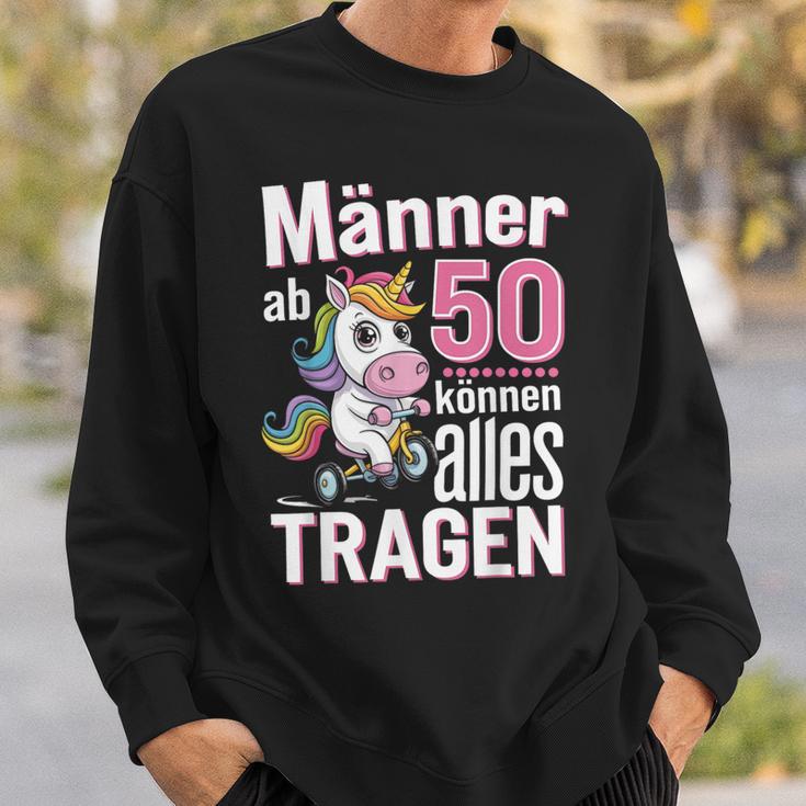 From 50 Can Wear Everything 50Th Birthday Slogan Humour Sweatshirt Geschenke für Ihn