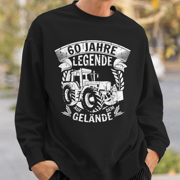 60Th Birthday Farmer 60 Years And A Legend Sweatshirt Geschenke für Ihn