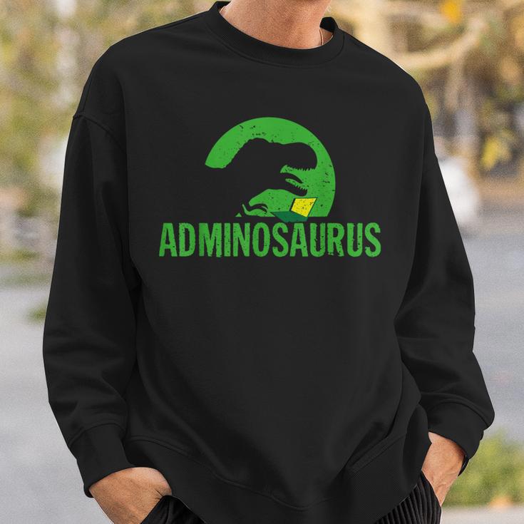 Adminosaurus Administrator It Informatician Nerd Sweatshirt Geschenke für Ihn