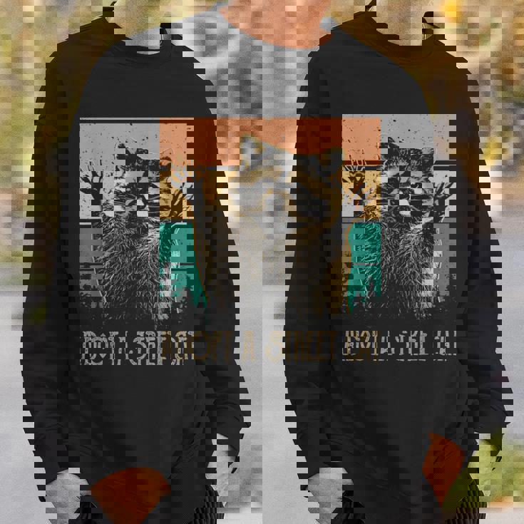 Adopt A Street Cat Animal Lover Sweatshirt | Artistic Touch Gifts for Him