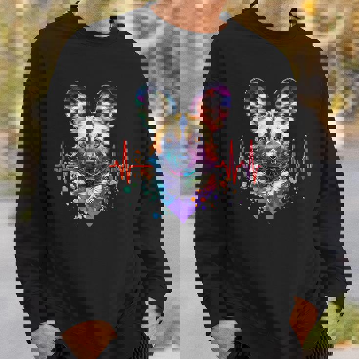 African Wild Dog Cardio African Wild Dog Sweatshirt Gifts for Him