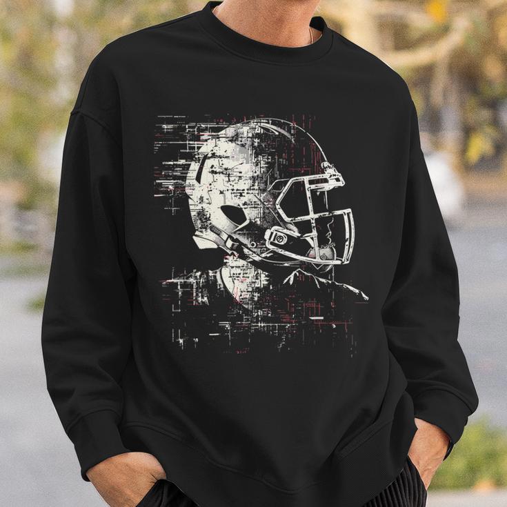 American Football Helmet Linemen Sweatshirt Geschenke für Ihn