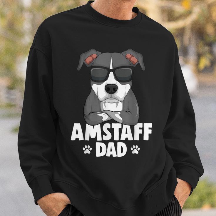 American Staffordshire Terrier Amstaff Papa Dog Sweatshirt Geschenke für Ihn