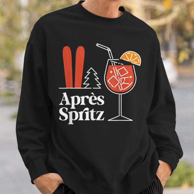 Après Spritz X Aperölchen Spritz & Skiing Skier Ski Sweatshirt Geschenke für Ihn