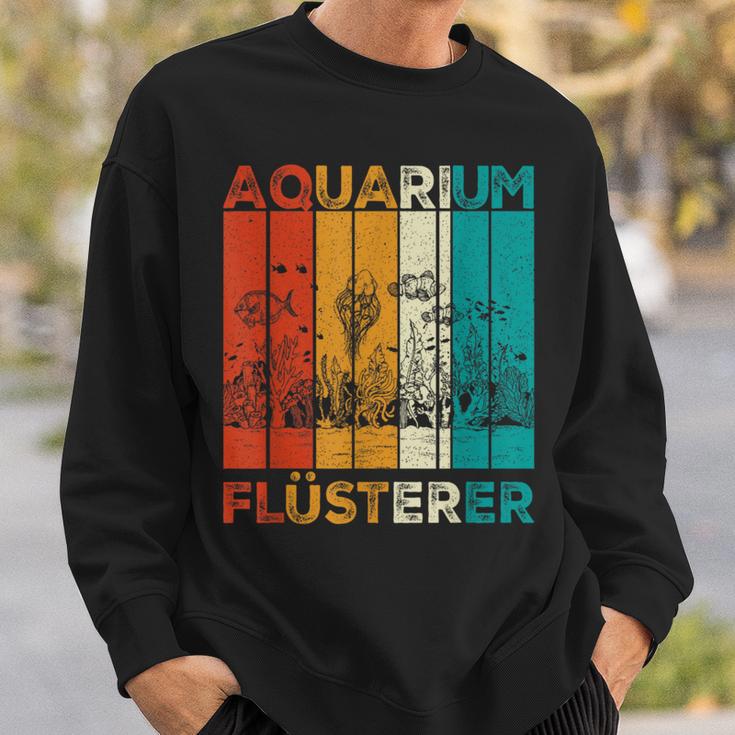 Aquarian Aquaristik Aquarium Whispererintage Retro Sweatshirt Geschenke für Ihn