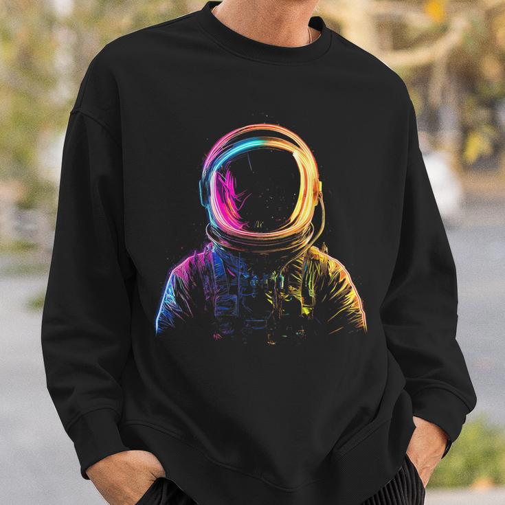 Astronaut Motif Illustration Astronaut Sweatshirt Geschenke für Ihn