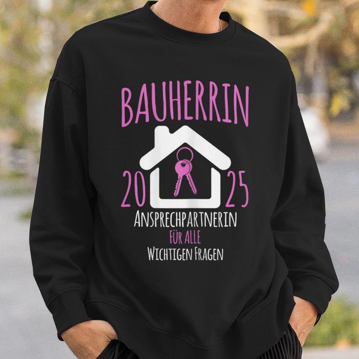 Bauherrin 2025 I Builder Construction Site Sweatshirt Geschenke für Ihn