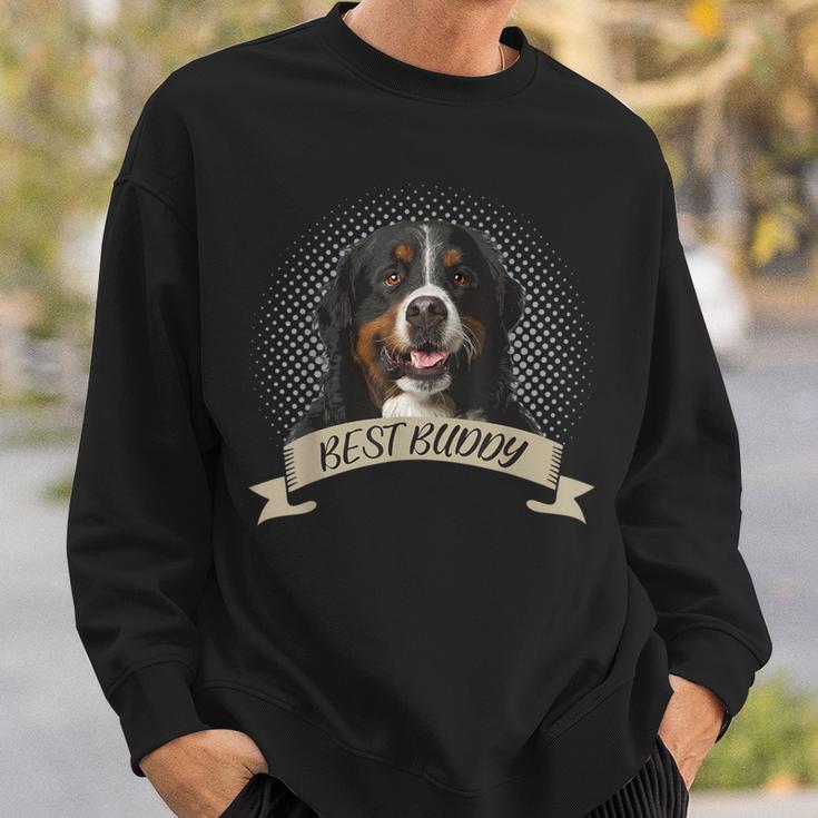 Bernese Mountain Dog Best Friend Dog Portrait Sweatshirt Geschenke für Ihn