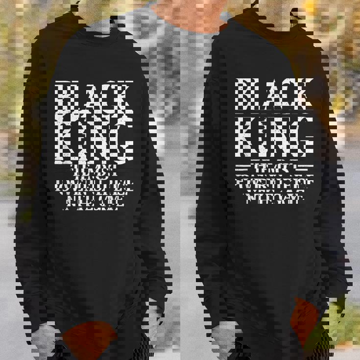 Best African King For Dad Afrocentric Chess Lover Sweatshirt Gifts for Him