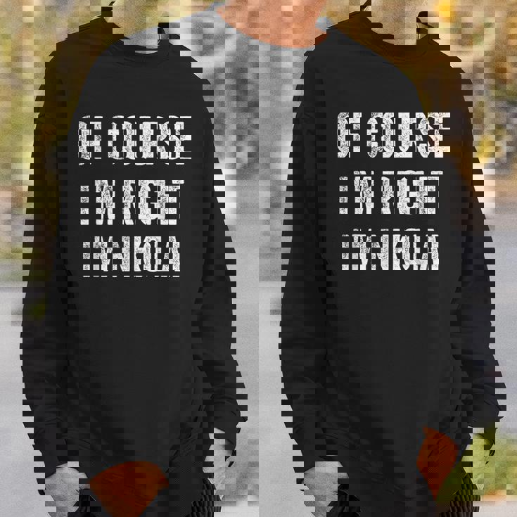 Bien Sûr Je Suis Droit Je Suis Nikolai Sweater e Cadeaux pour lui