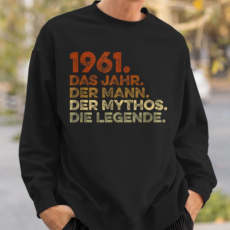 Birthday intage 1961 Man Myth Legend Sweatshirt Geschenke für Ihn