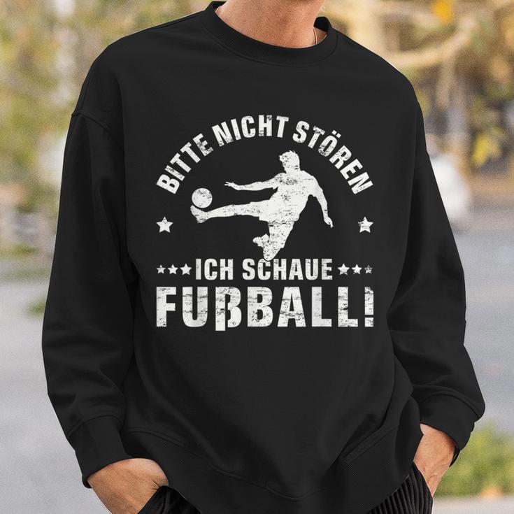 Bitte Nicht Stören Ich Schaue Football Grung Sweatshirt Geschenke für Ihn