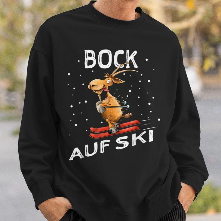 Bock Auf Ski Lustiger Skifahrer Skier Ski Spruch Wortwitz Sweatshirt Geschenke für Ihn