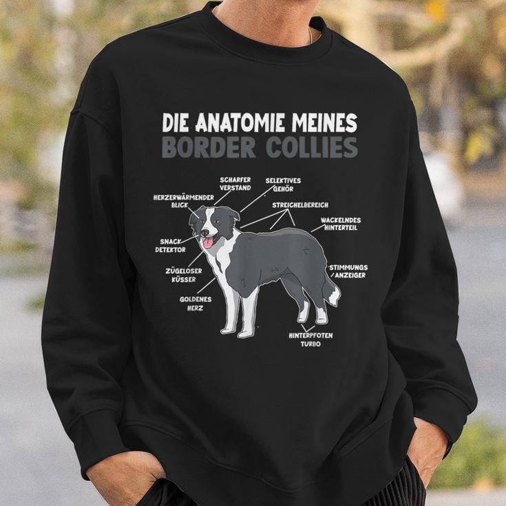 Border Collie Anatomie Collie Dog Holder S Sweatshirt Geschenke für Ihn