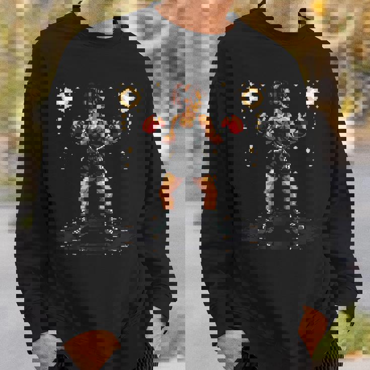 Boxeo Chica Pixel Gráfico Camisa de entrenamiento Regalos para él
