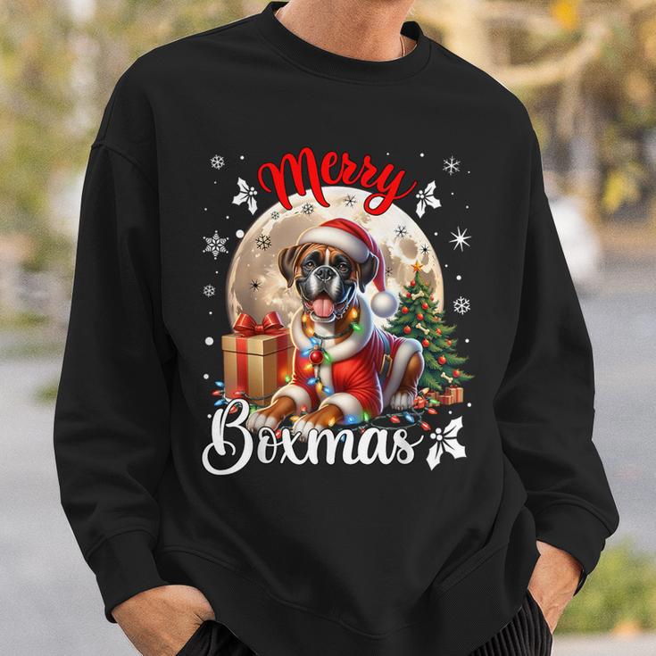 Boxer Dog Christmas Boxer Merry Boxmas Boxer Sweatshirt Geschenke für Ihn