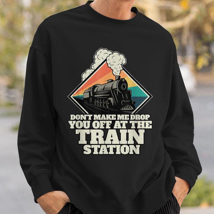 Bring Him Zum Bahnhof Train Yellowstone Sweatshirt Geschenke für Ihn