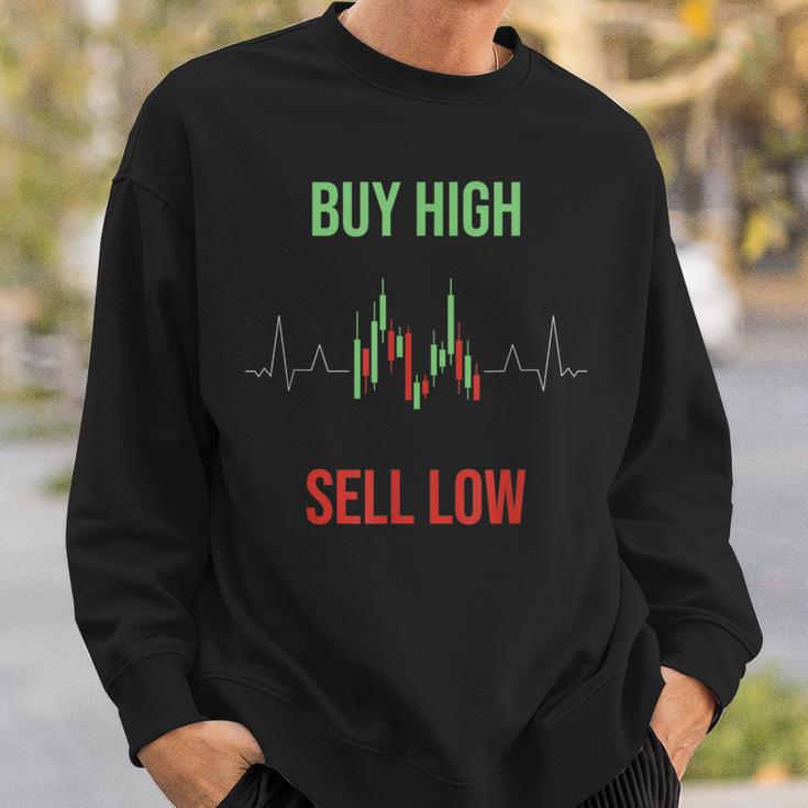 Buy High Sell Low Trading Sweatshirt Geschenke für Ihn