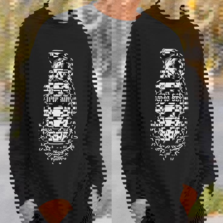 Calm Like a Bomb Cool Aesthetic Urban Style Artistic Goth Premium Sweatshirt Gifts for Him