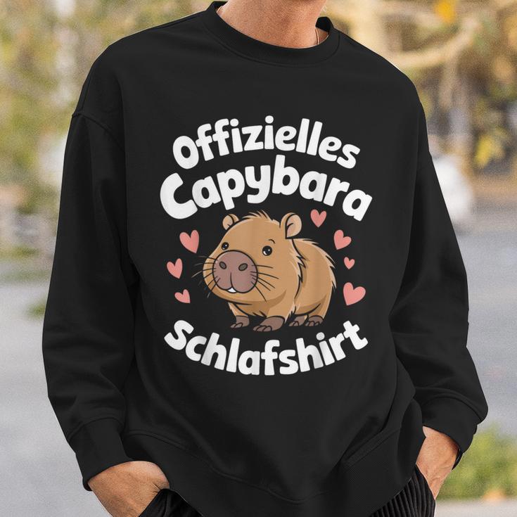 Capybara Official Capybara Sleep Sweatshirt Geschenke für Ihn