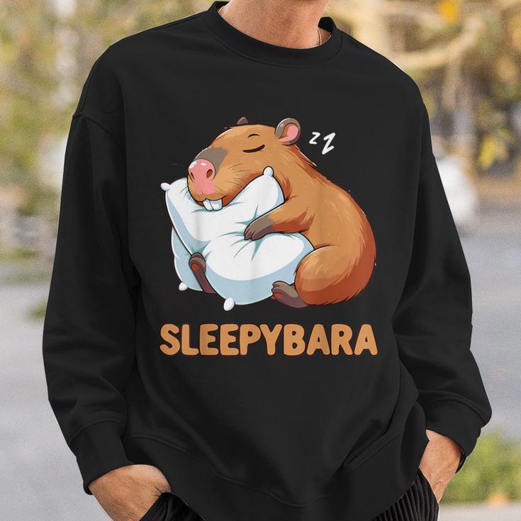 Capybara Sleep Sleepybara Nightdress Capybara Sleep Sweatshirt Geschenke für Ihn