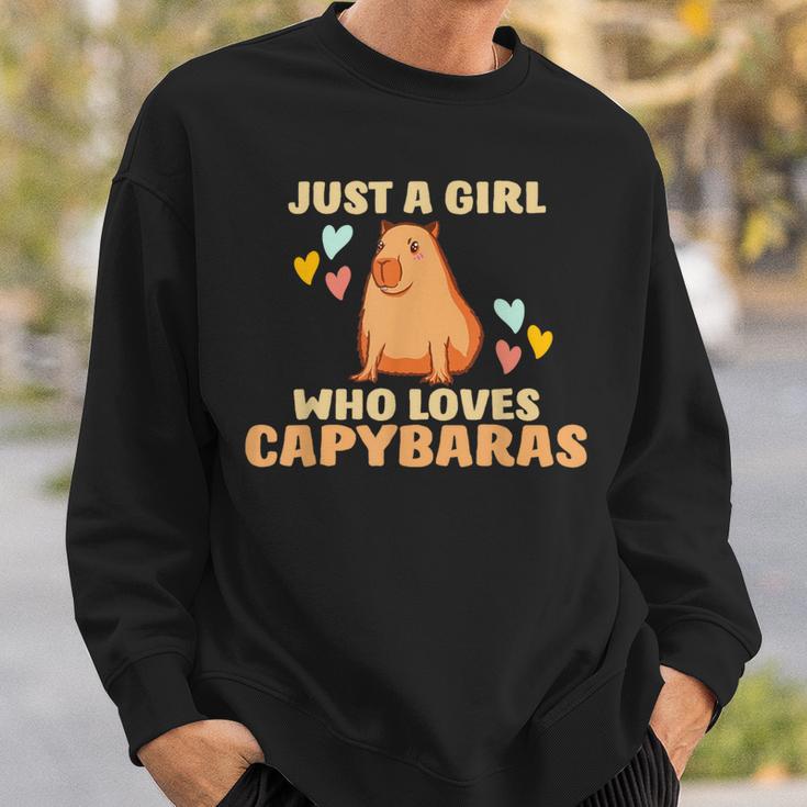 Capybara Water Pig Rodent Capybara Sweatshirt Geschenke für Ihn