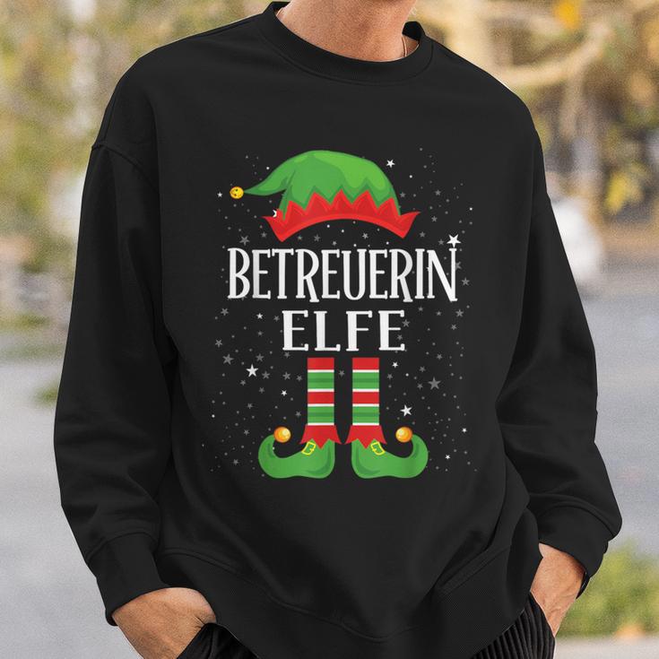 Caregiver Elf Outfit Christmas Family Elf Christmas Sweatshirt Geschenke für Ihn