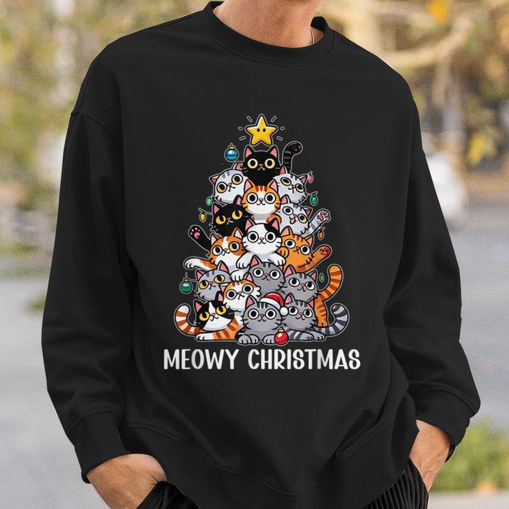 Cat Christmas Cat Christmas Sweatshirt Geschenke für Ihn