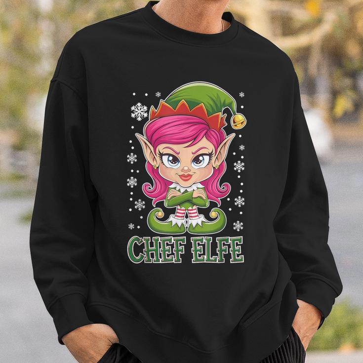 Chef Elf Saying Outfit Christmas Sweatshirt Geschenke für Ihn