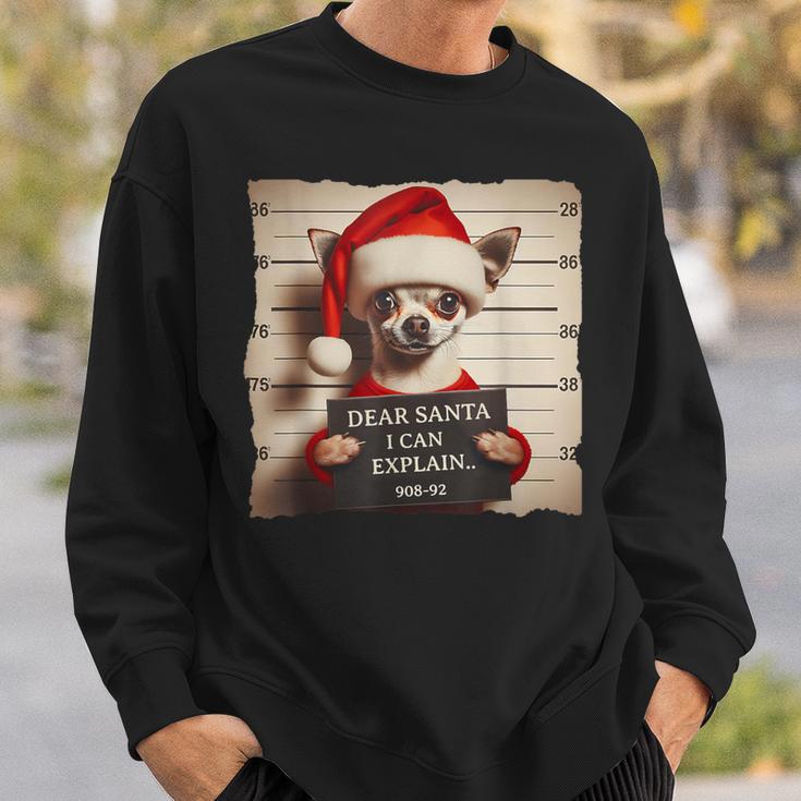 Chihuahua Dog Christmas Retro Christmas Sweatshirt Geschenke für Ihn