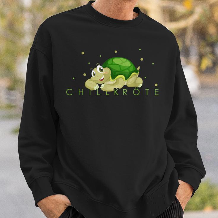 Chillkröte Turtle Sweatshirt Geschenke für Ihn