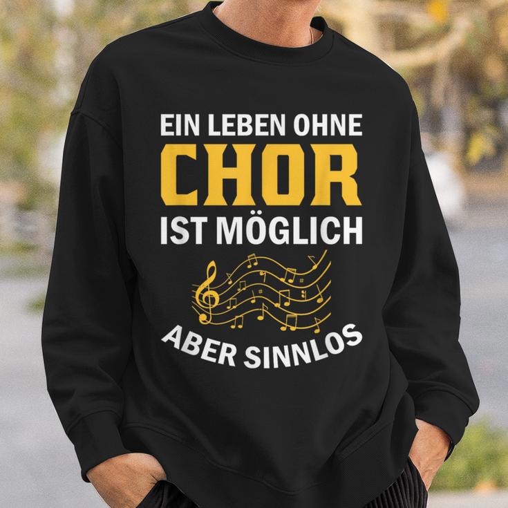 Choir Chor Ladder Choir Singerocal Chorprobe Singing Sweatshirt Geschenke für Ihn