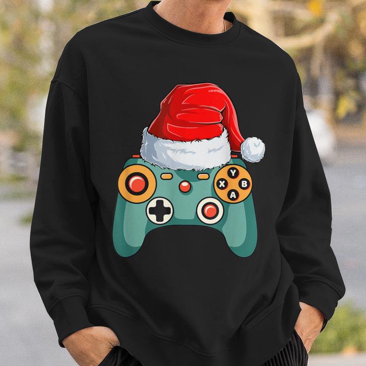 Christmas For Boys Children Toddler Gaming Santa Sweatshirt Geschenke für Ihn