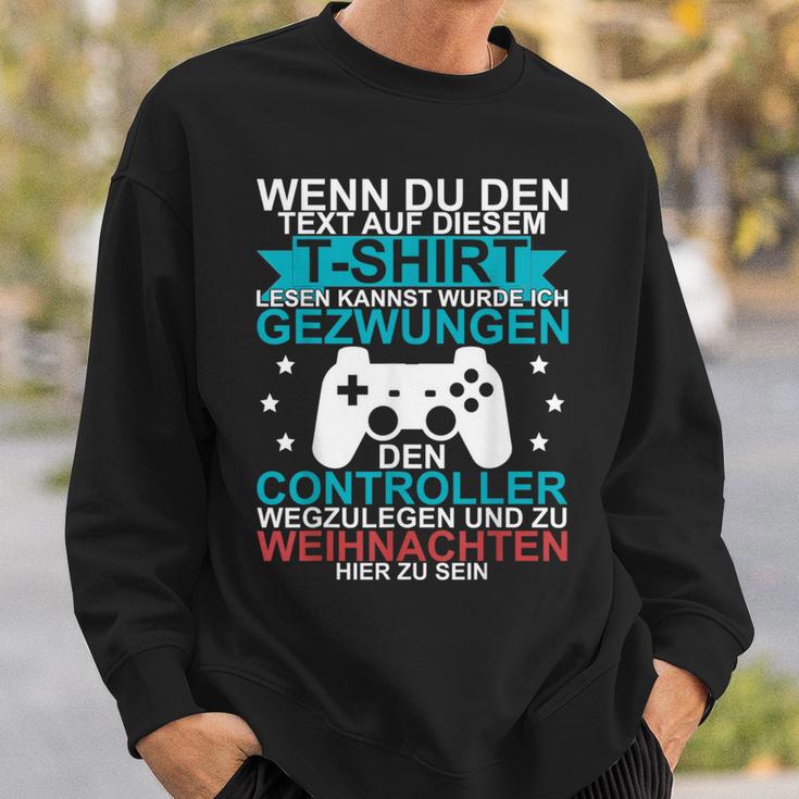 Christmas Gamer Gaming Sweatshirt Geschenke für Ihn